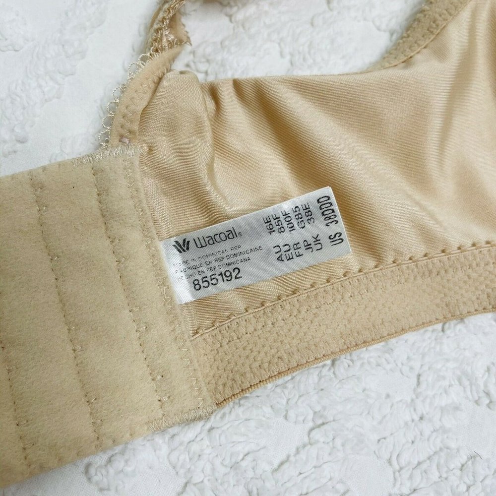 Wacoal Basic Beauty Full Figure Unlined Bra 38DDD - Picture 4 of 10